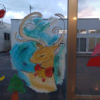 のあ：12月のウィンドウアート