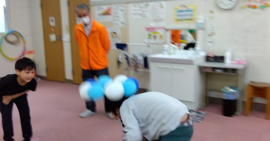 ぱぷりか：人間輪投げ